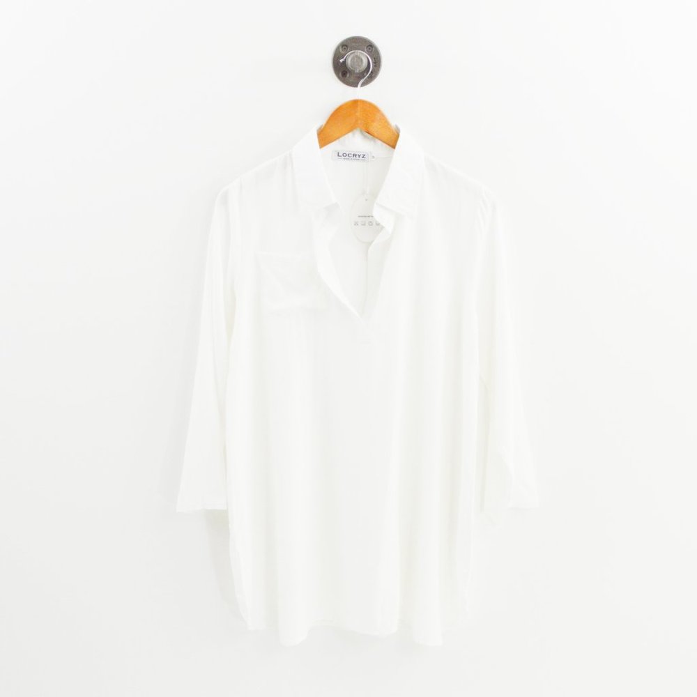 Locryz Single Pocket Relaxed Blouse #151-128